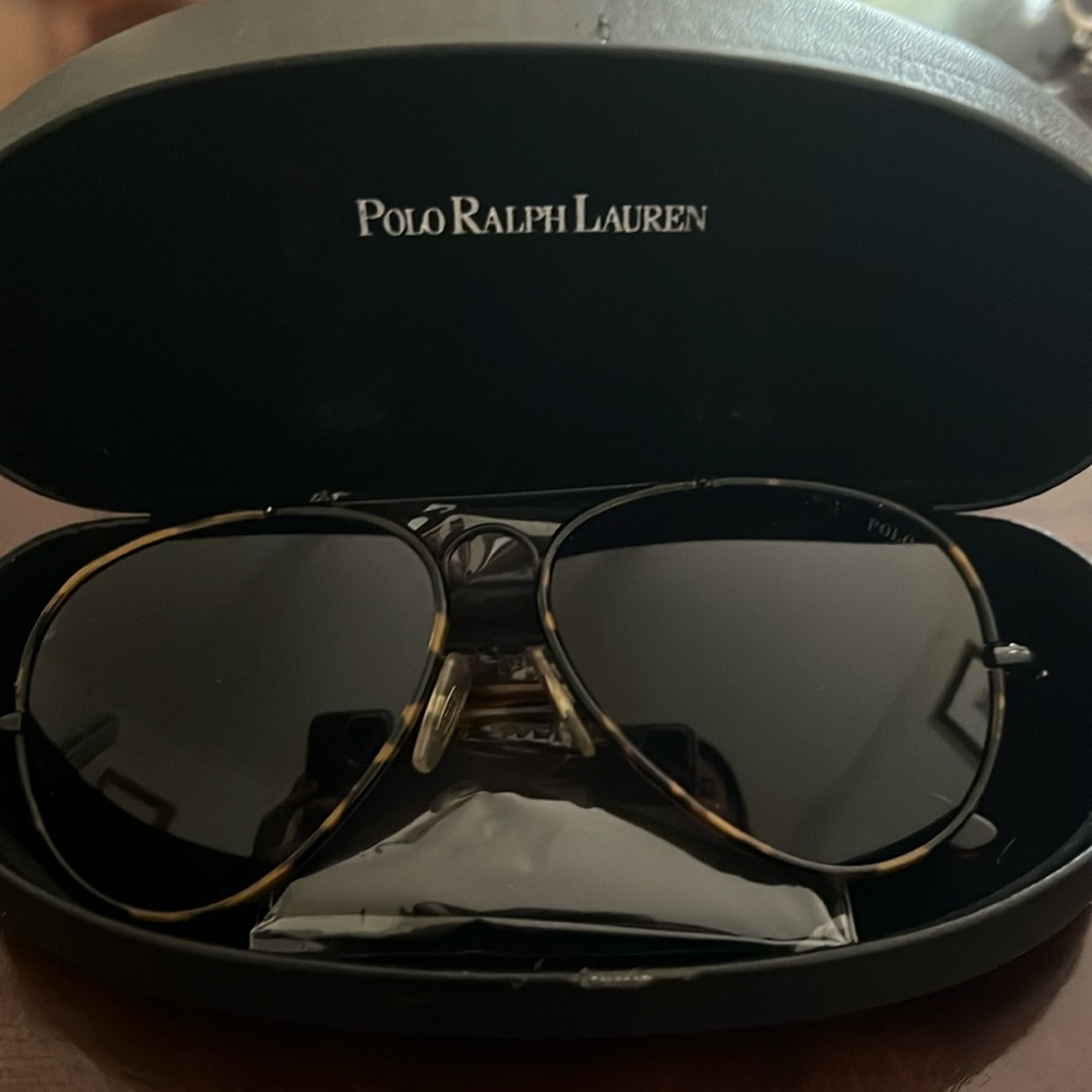 Ralph Lauren tortoise shell aviator sunglasses
